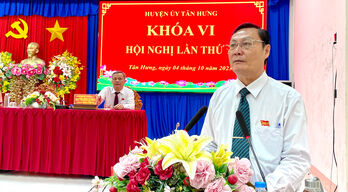 Tân Hưng: Nỗ lực thực hiện đạt các chỉ tiêu nghị quyết vào 3 tháng cuối năm 2023 Tân Hưng: Nỗ lực thực hiện đạt các chỉ tiêu nghị quyết vào 3 tháng cuối năm 2023