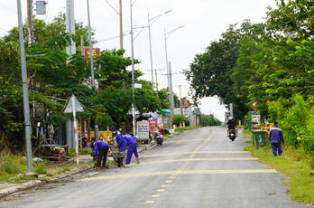 Nhơn Hòa Lập nâng chất các tiêu chí nông thôn mới