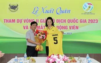 CLB bóng chuyền nữ VTV Bình Điền Long An ra mắt ngoại binh khủng