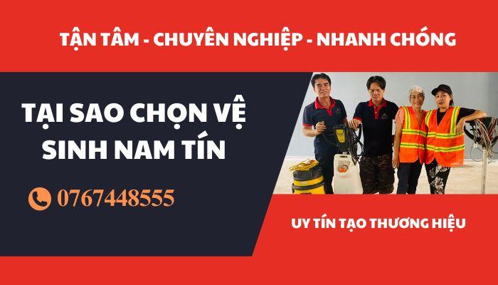 Vệ sinh công nghiệp Nam Tín Tại sao chọn Vệ sinh Nam Tín