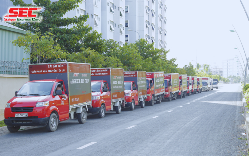 6 lý do nên chọn dịch vụ chuyển nhà trọn gói của Taxi Tải Sài Gòn Đội xe đa dạng chủng loại và trọng tải của Saigon Express