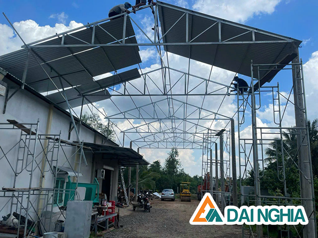 Thi công Đại Nghĩa - đơn vị làm mái tôn chuyên nghiệp tại TP.HCM