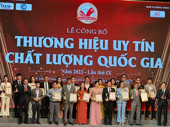 Công ty TNHH TM SX Toàn Tâm: 'Top 5 thương hiệu uy tín chất lượng Quốc gia - năm 2023'