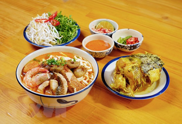Bún cá cà chơi - tinh túy ẩm thực của người Khmer Nam Bộ