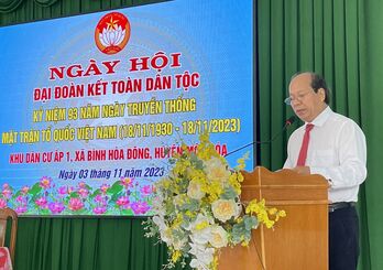 Mộc Hóa tổ chức Ngày hội Đại đoàn kết toàn dân tộc năm 2023 Mộc Hóa tổ chức Ngày hội Đại đoàn kết toàn dân tộc năm 2023
