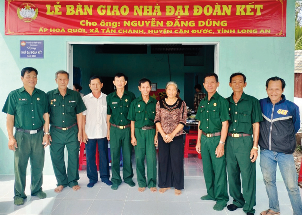 Hỗ trợ xây dựng nhà Đại đoàn kết được MTTQ Việt Nam các cấp trong tỉnh chú trọng thực hiện
