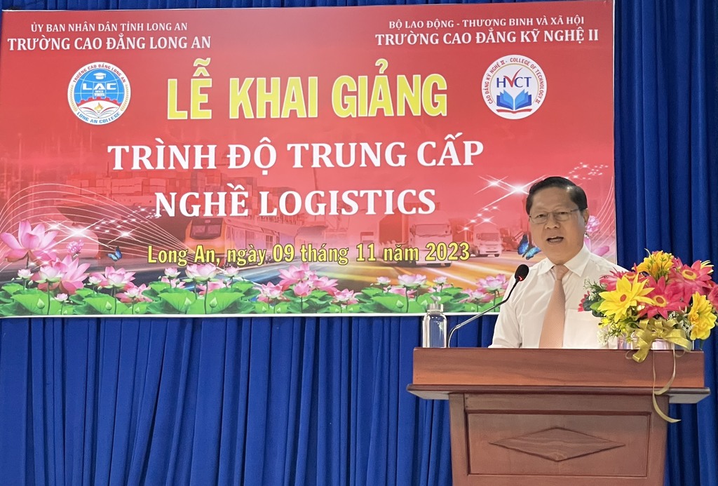 Long An College opens first Logistics Vocational Intermediate class