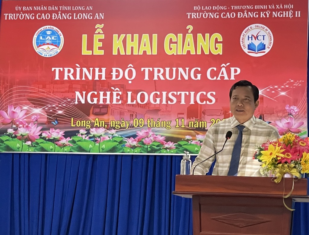 Long An College opens first Logistics Vocational Intermediate class