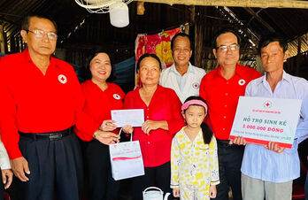 Hội Chữ thập đỏ tỉnh Long An đẩy mạnh các hoạt động nhân đạo, từ thiện
