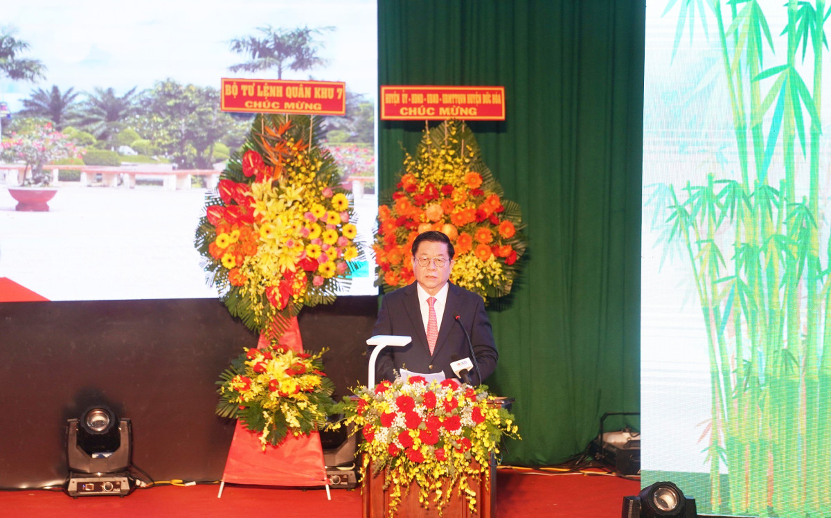 Long An holds ceremony to celebrate 60th anniversary of Victory in Hiep Hoa Battle and receive Ho Chi Minh Medal