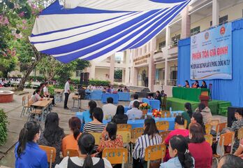 TP.Tân An tổ chức phiên tòa giả định tuyên truyền pháp luật về ma túy cho học sinh