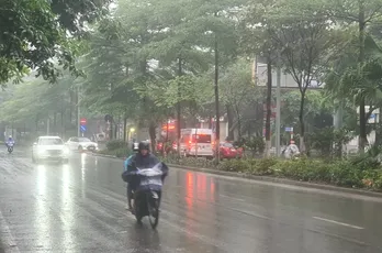 Miền Trung tiếp tục mưa to cục bộ, có nơi lượng mưa trên 60mm
