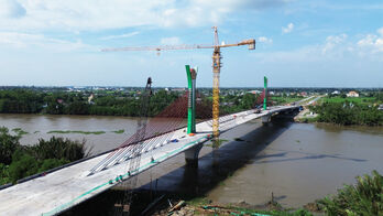 Đường Vành đai TP.Tân An: Dự kiến thông xe vào dịp Tết Dương lịch 2024
