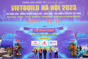 Dongtam Group tham gia Vietbuild Hà Nội 2023, được bình chọn ‘Gian hàng đẹp – Quy mô – Ấn tượng’