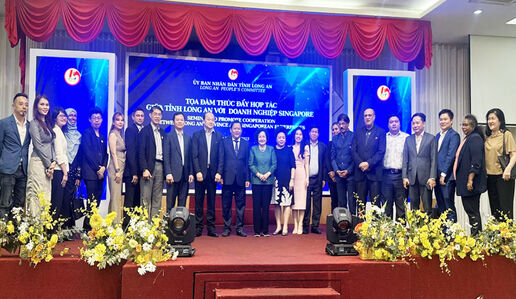 Long An tiếp tục thúc đẩy hợp tác với doanh nghiệp Singapore