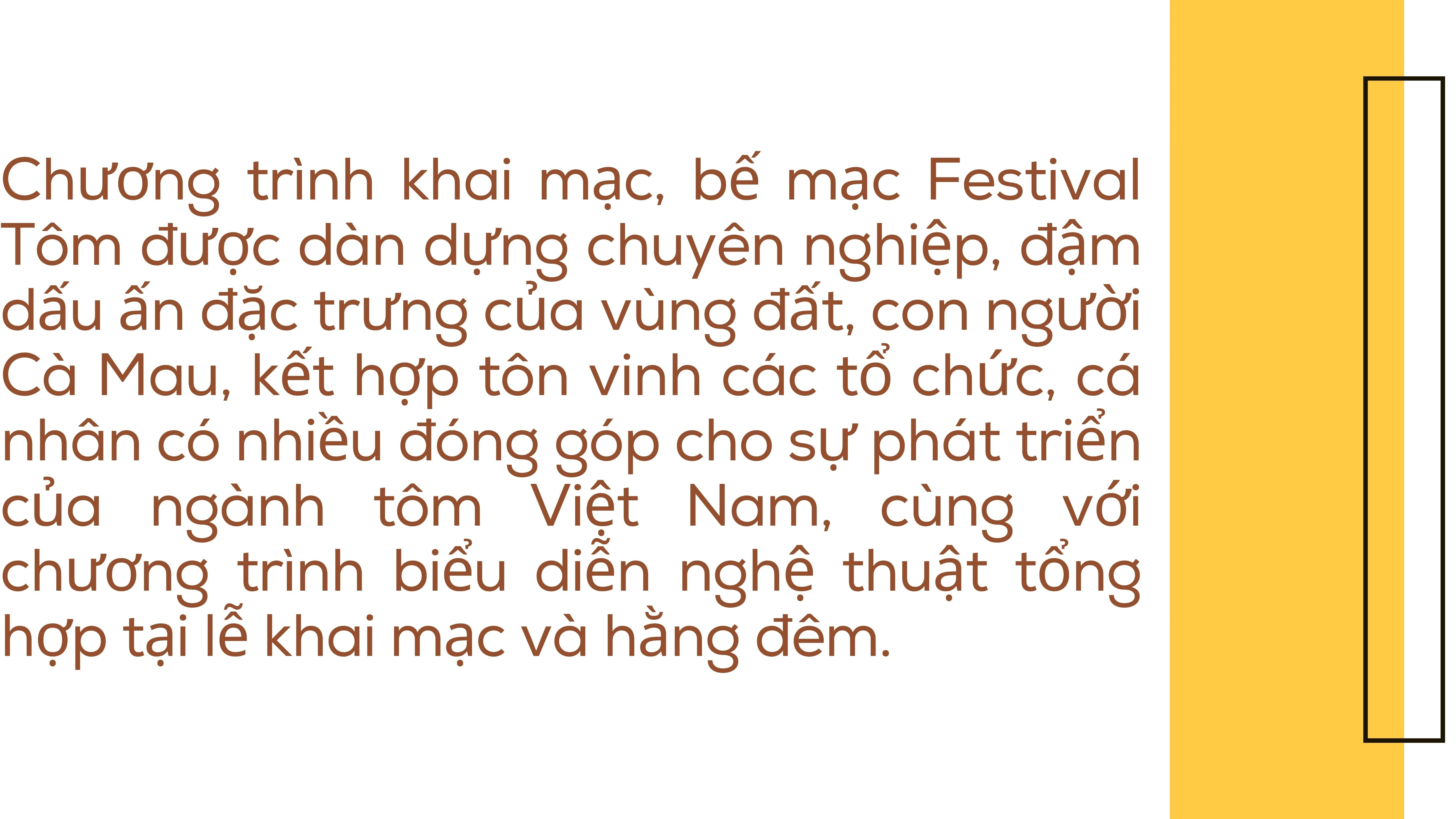 Festival Tôm Cà Mau 2023 - Tự hào hương vị Việt