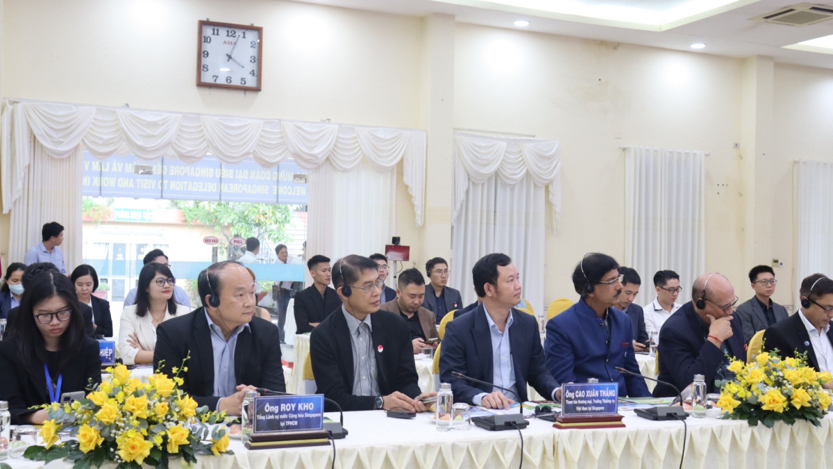 Long An promotes cooperation with Singapore businesses