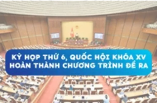 Những quyết sách quan trọng đã được xem xét, thông qua tại Kỳ họp 6, Quốc hội XV