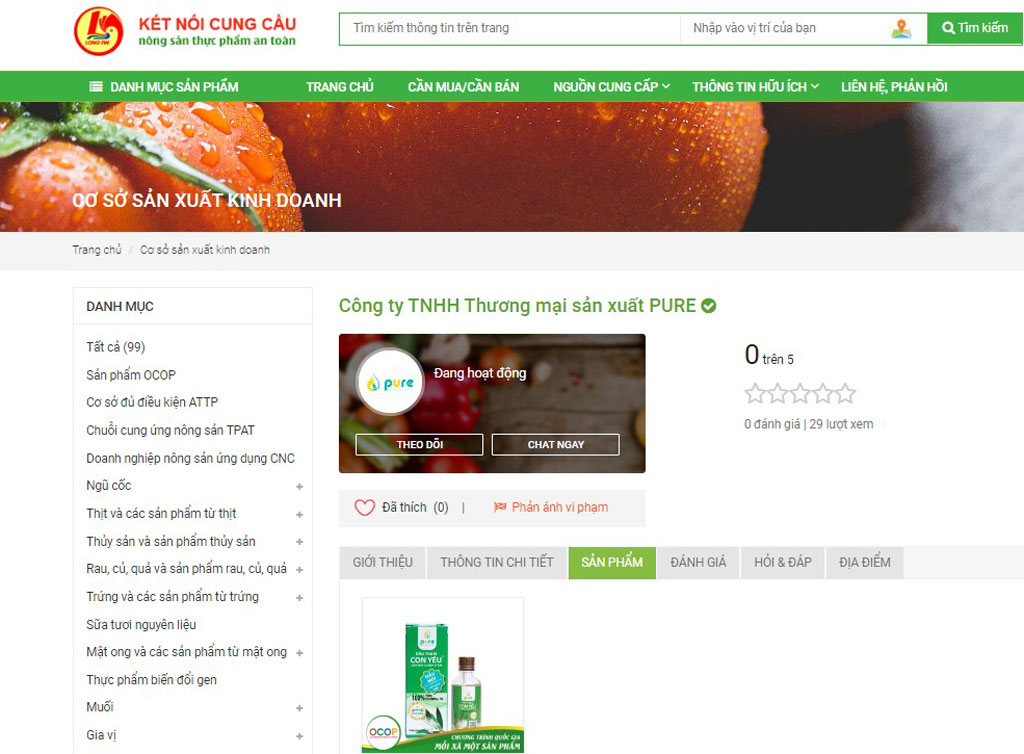 Promote trade and connect agricultural product consumption
