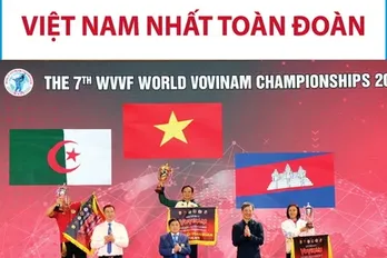Giải Vô địch Vovinam Thế giới lần VII: Việt Nam đứng nhất toàn đoàn