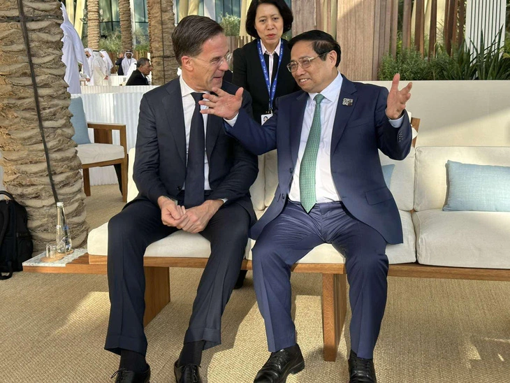 Thủ tướng Phạm Minh Chính gặp Thủ tướng Hà Lan Mark Rutte ngày 1/12 - Ảnh: Bộ Ngoại giao