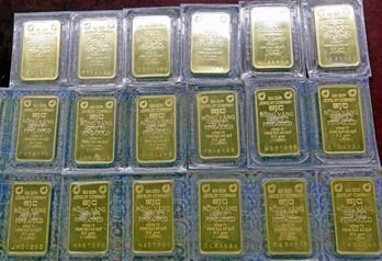 Trong tháng 11, giá vàng miếng tăng hơn 3 triệu đồng mỗi lượng