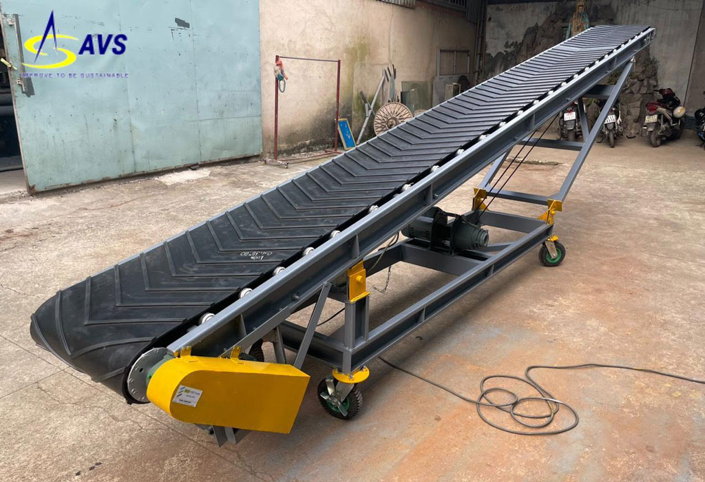 Băng tải cao su Âu Việt với độ bền cao và chịu được áp lực lớn