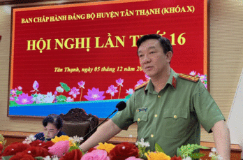 Tân Thạnh ước đạt và vượt 15/15 chỉ tiêu Nghị quyết Huyện ủy năm 2023 Tân Thạnh ước đạt và vượt 15/15 chỉ tiêu Nghị quyết Huyện ủy năm 2023