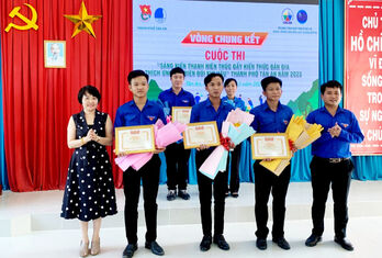 Chung kết cuộc thi ‘Sáng kiến thanh niên thúc đẩy kiến thức bản địa thích ứng với biến đổi khí hậu’ TP.Tân An năm 2023