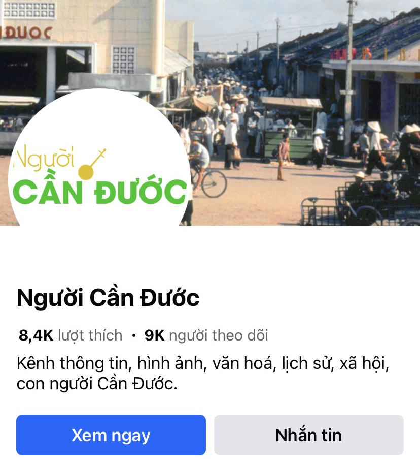 Fanpage Người Cần Đước cung cấp nhiều thông tin về lịch sử, văn hóa của quê hương Cần Đước