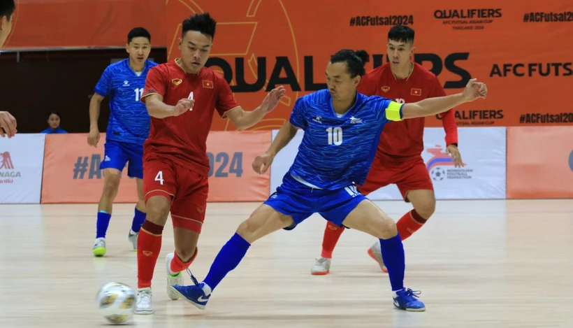 Đội tuyển Futsal Việt Nam nằm ở Bảng A với các đối thủ là đội chủ nhà Thái Lan, Myanmar và Trung Quốc. (Ảnh: VFF)