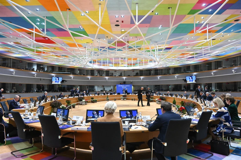 Hội nghị thượng đỉnh Liên minh châu Âu bắt đầu với hàng loạt vấn đề nóng Ảnh minh họa .(Nguồn: AA/TTXVN)