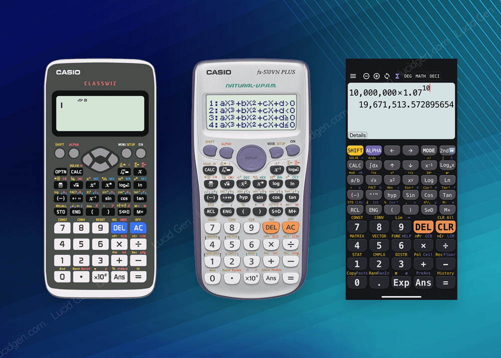 Máy tính noline Casio - Công cụ tính toán nhanh chóng, chính xác