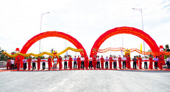 Ring Road of Tan An City is officially open to traffic