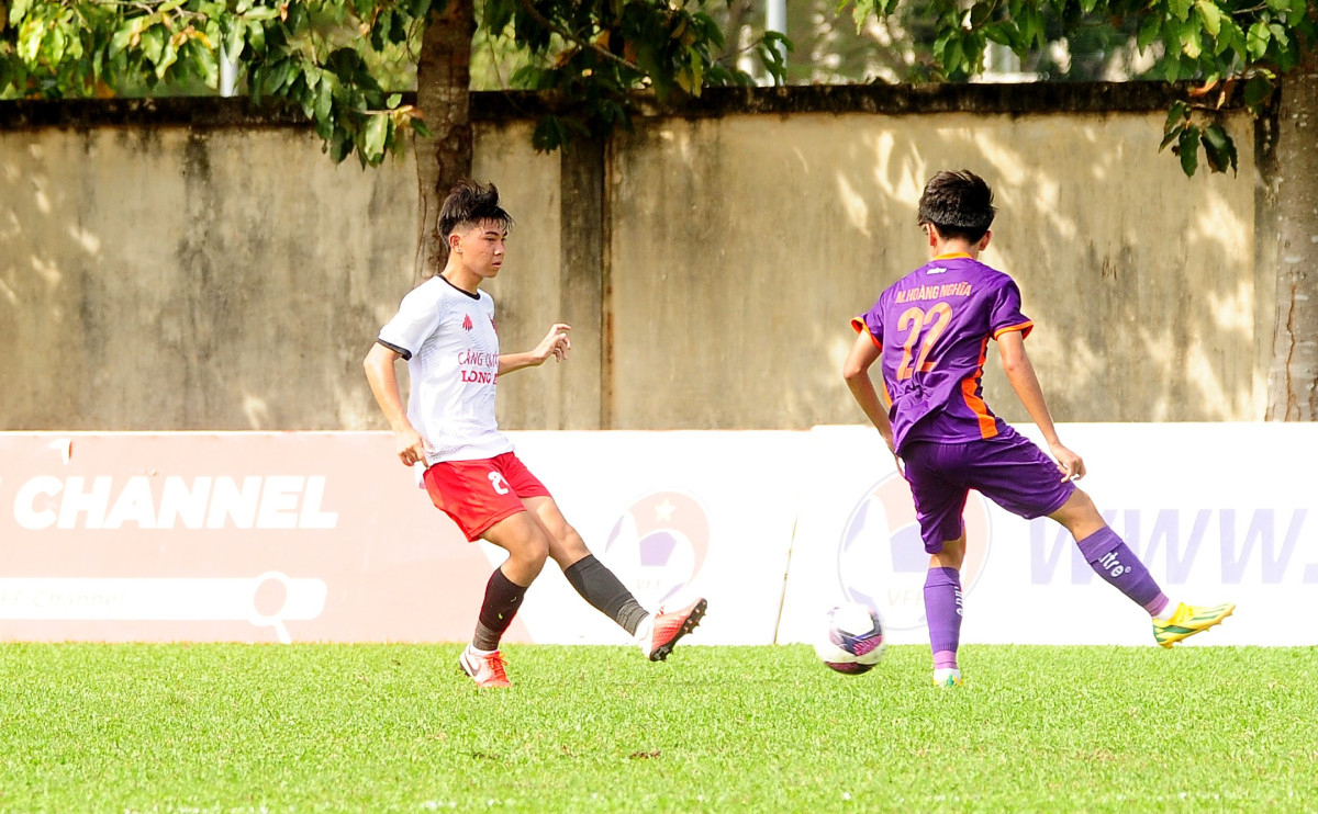 U19 Long An xếp thứ 3 bảng F lượt đi vòng loại U19 quốc gia