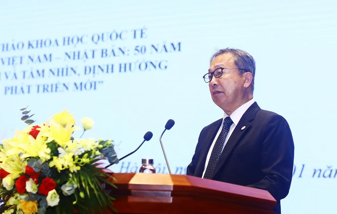 山田滝夫駐ベトナム日本大使が講演した。  (写真:ラム・カーン/TTXVN)