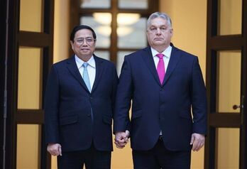 Vietnamese, Hungarian PMs hold talks
