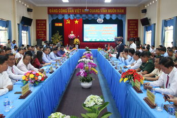 Vĩnh Hưng họp mặt Tết Cổ truyền dân tộc Xuân Giáp Thìn năm 2024 với các huyện giáp ranh Campuchia