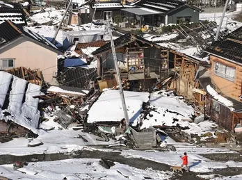 Động đất Nhật Bản: Chưa thể khắc phục tình trạng mất nước kéo dài