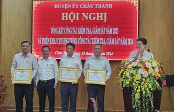 Châu Thành - Kiên quyết xử lý đảng viên suy thoái