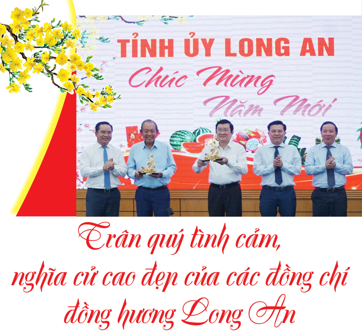 Trân quý tình cảm, nghĩa cử cao đẹp của các đồng chí đồng hương Long An