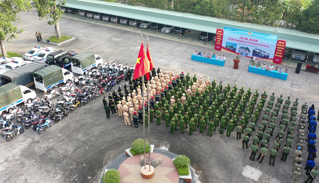 Tấn công tội phạm, bảo đảm an ninh, trật tự Tết Nguyên đán Giáp Thìn 2024