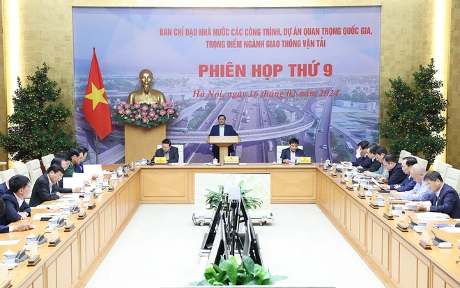 Thủ tướng Phạm Minh Chính chủ trì phiên họp. (Ảnh: Dương Giang/TTXVN)
