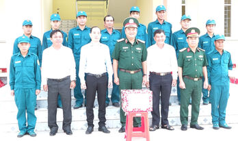 Military Region 7's Command visits and inspects K73 team