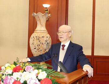 Tổng Bí thư chủ trì phiên họp đầu tiên Tiểu ban Văn kiện Đại hội XIV của Đảng