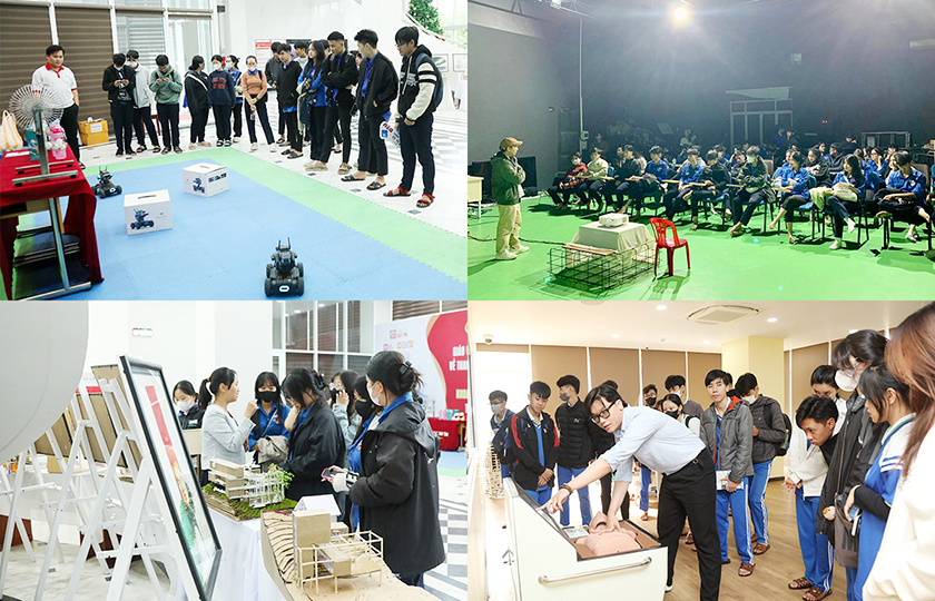 Đại học Duy Tân: Hướng nghiệp chọn ngành cho học sinh THPT qua hoạt động trải nghiệm tham quan trường