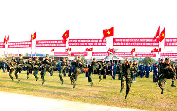 Lực lượng vũ trang tỉnh Long An tổ chức Lễ ra quân huấn luyện năm 2024