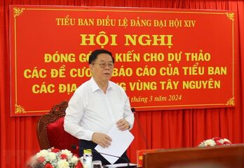 Các tỉnh Tây Nguyên cho ý kiến về văn kiện Đại hội Đảng lần thứ XIV