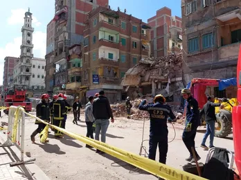 Ai Cập: Sập nhà cao tầng khiến 4 người thiệt mạng, 2 người khác bị thương