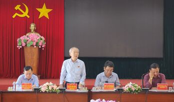 HĐND tỉnh giám sát công tác thi hành án dân sự tại thị xã Kiến Tường
